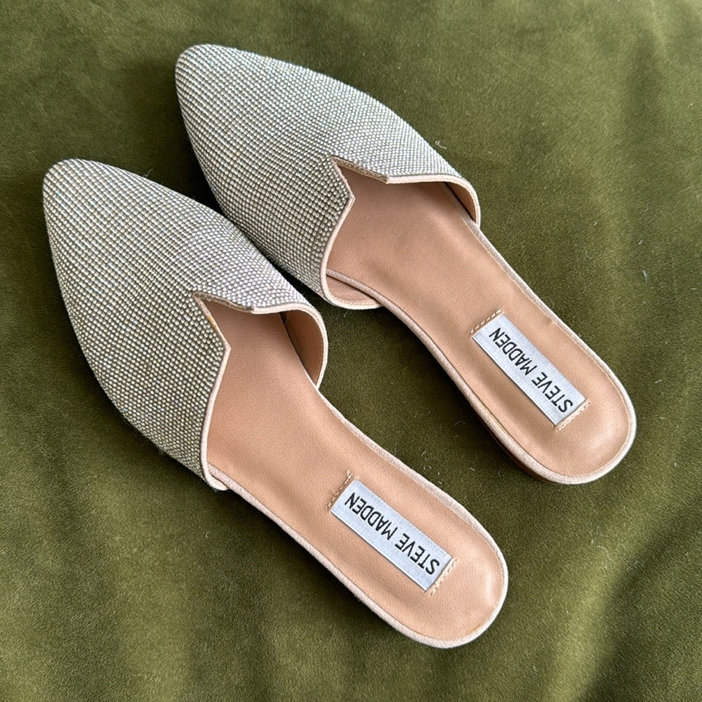 STEVE MADDEN / TRACE / RHINESTONE MULES